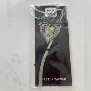 Pewter picture frame book mark